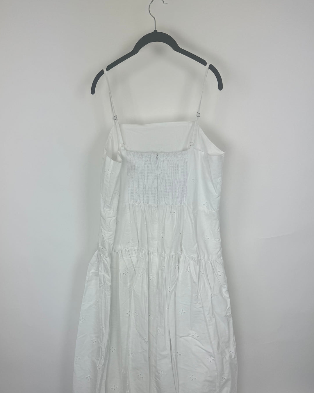 White Eyelet Cami Dress - Medium, Large, & Extra Large