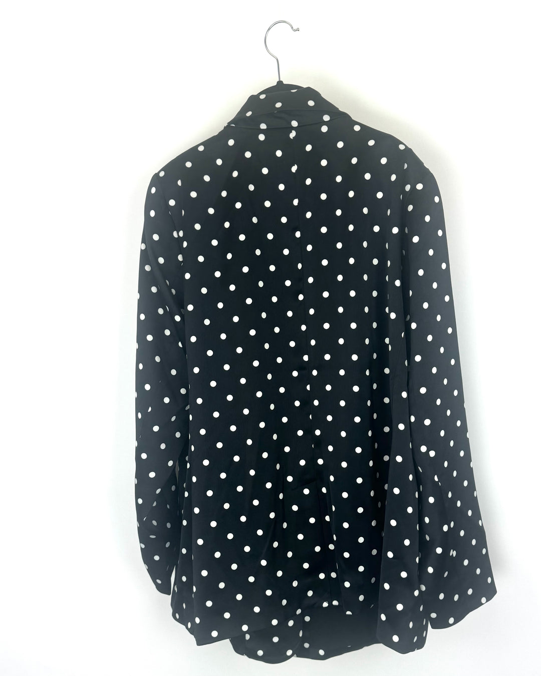 Black Polka Dot Blazer - Size 1X