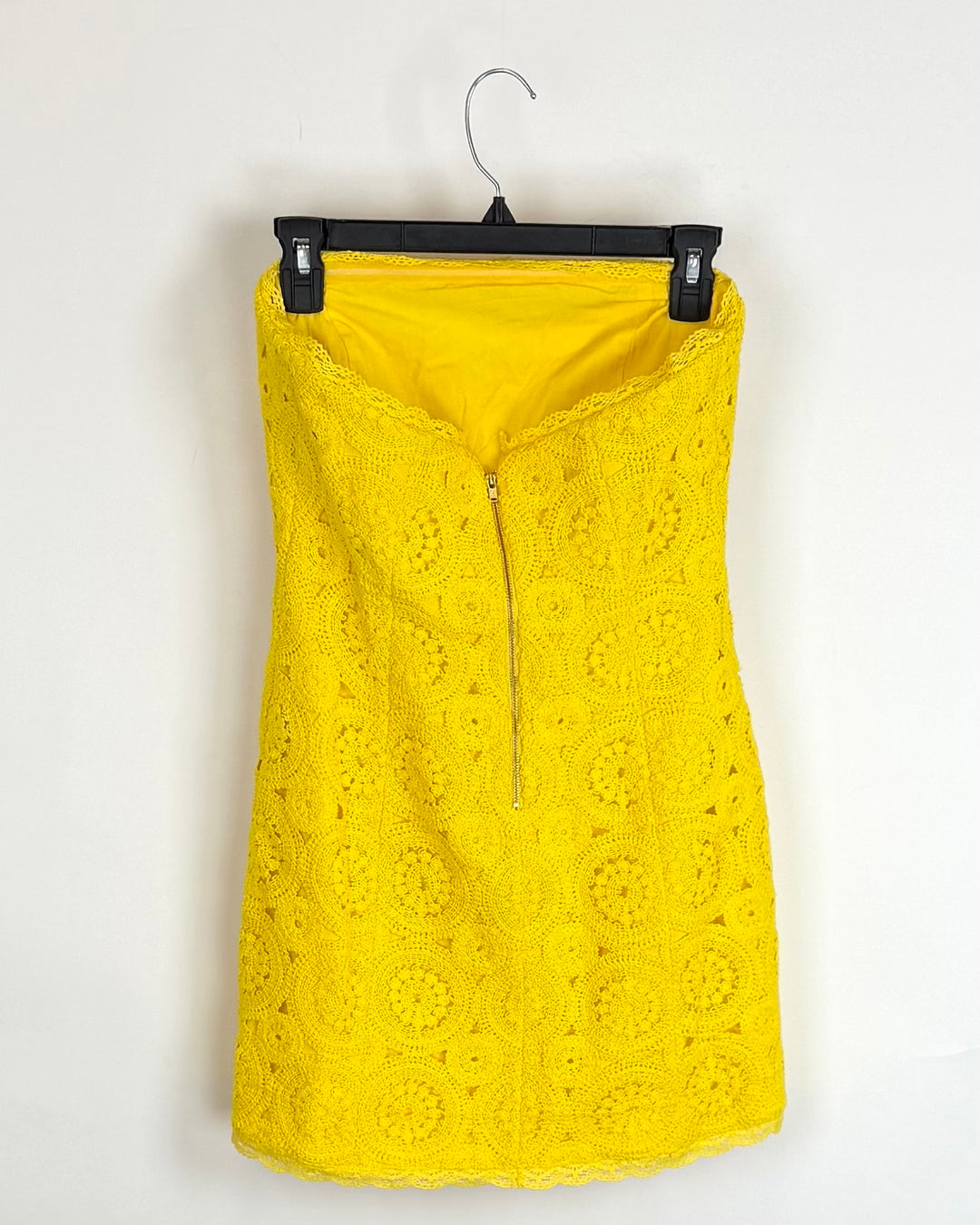 Strapless Yellow Dress - Size 2 and 4