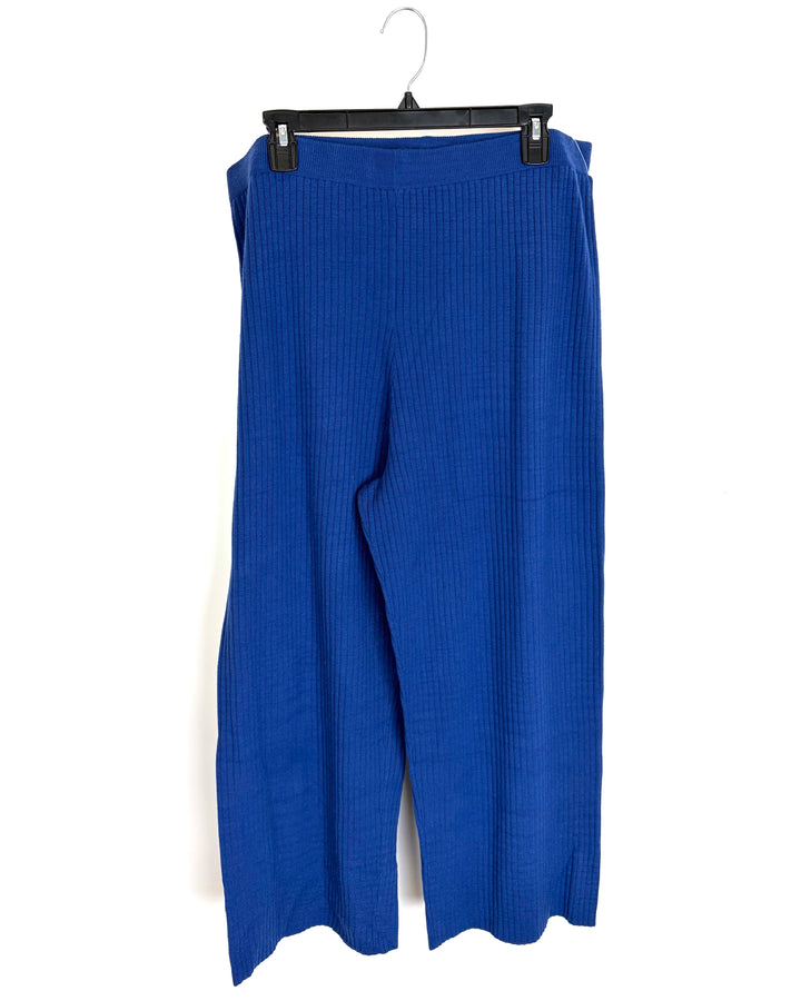 Navy Blue Knit Bottoms - 1X