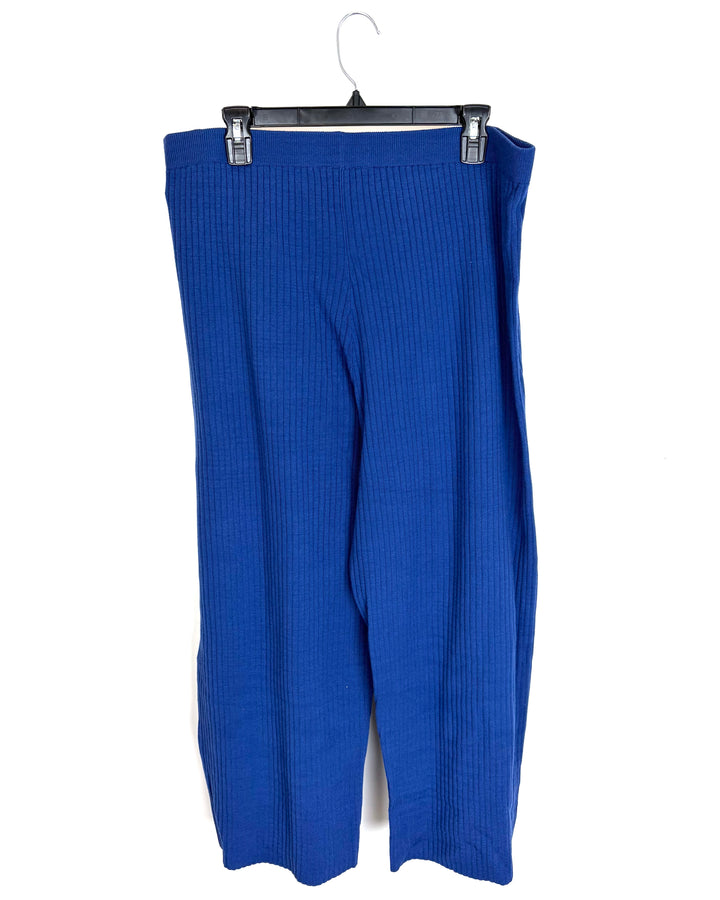Navy Blue Knit Bottoms - 1X