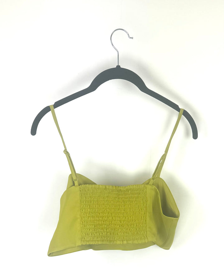 Lime Green Crop Top - Size 2/4, 6/8