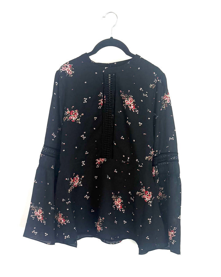 Black and Red Top - Size 4/6
