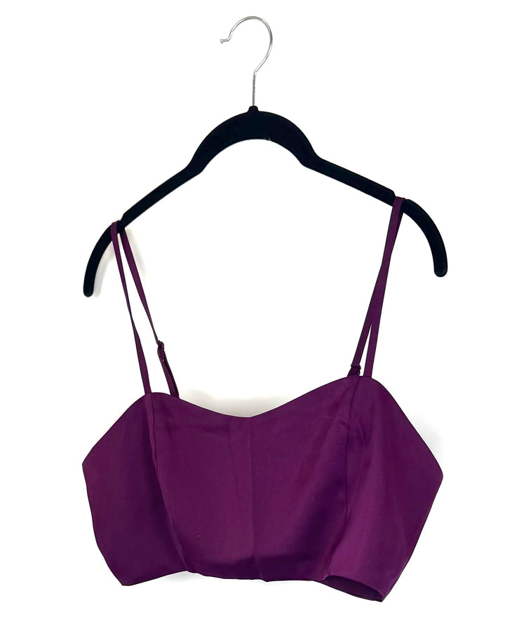 Plum Purple Crop Top - Size 2/4, 6/8