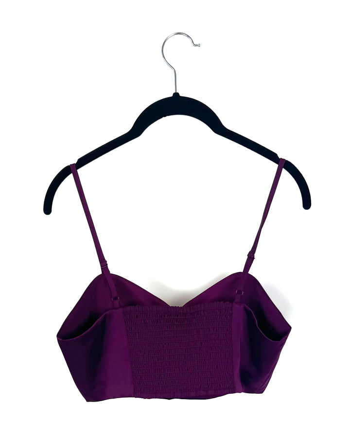 Plum Purple Crop Top - Size 2/4, 6/8