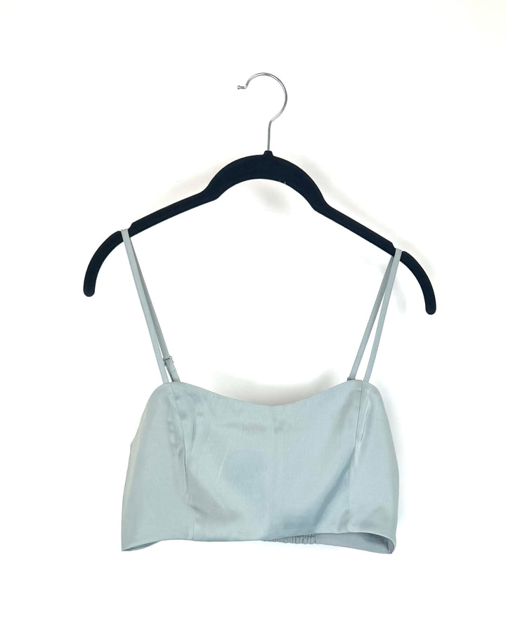 Sage Green Crop Top - Size 2/4, 6/8