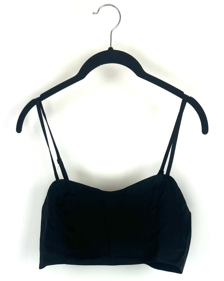 Black Crop Top - Size 2/4