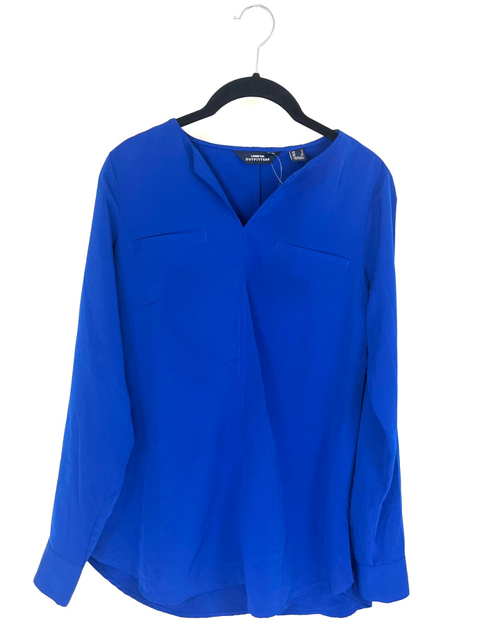 Cobalt Blue Blouse - Size 4