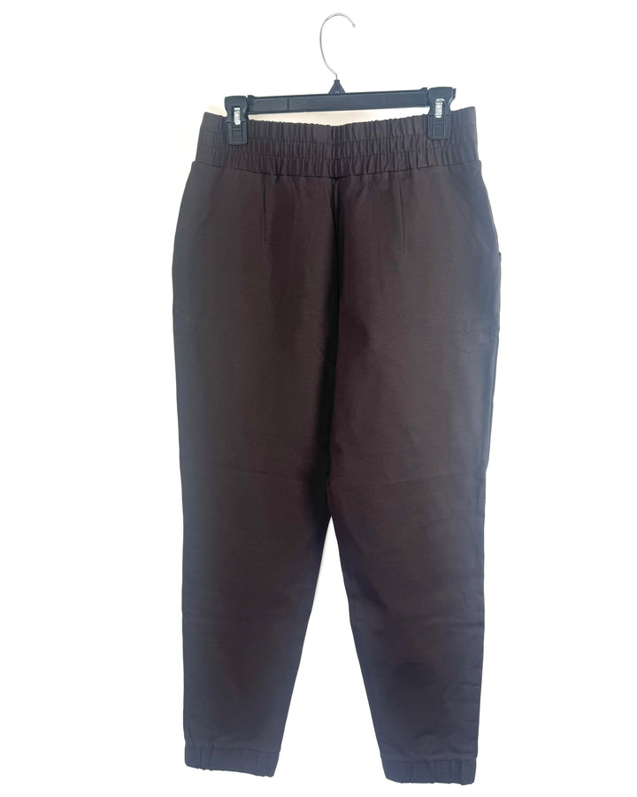Chocolate Brown Joggers - Size 12