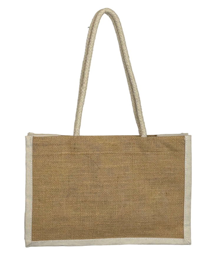 Brown Woven "Amanda" Tote Bag