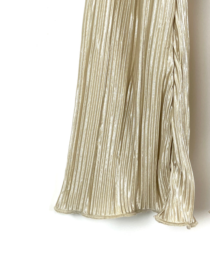 Lightweight Gold Button Up Top - Size 4/6