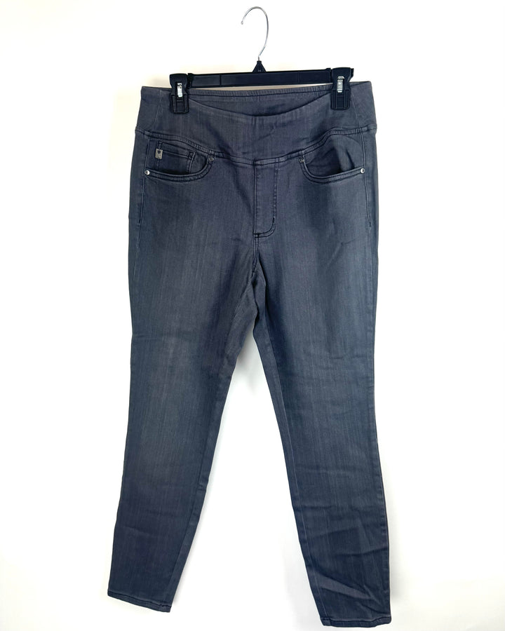 Grey Wash Skinny Jeans - Size 12