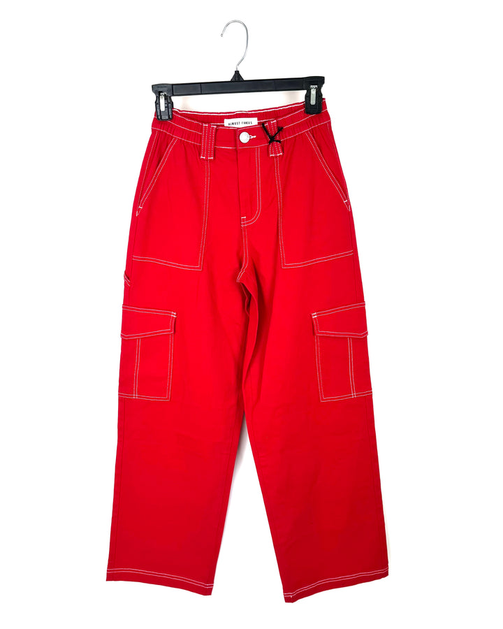Red Skater Pants - Size 0/2