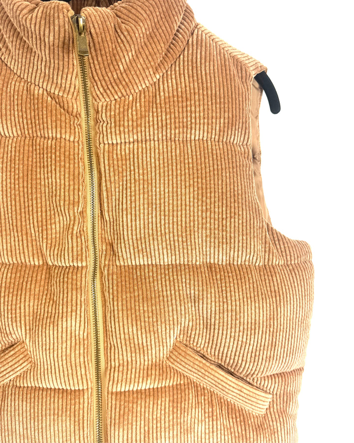 Brown Corduroy Vest - Size 2/4