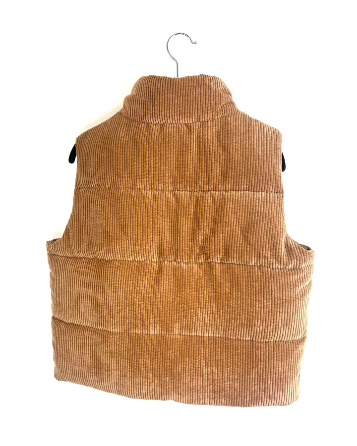 Brown Corduroy Vest - Size 2/4