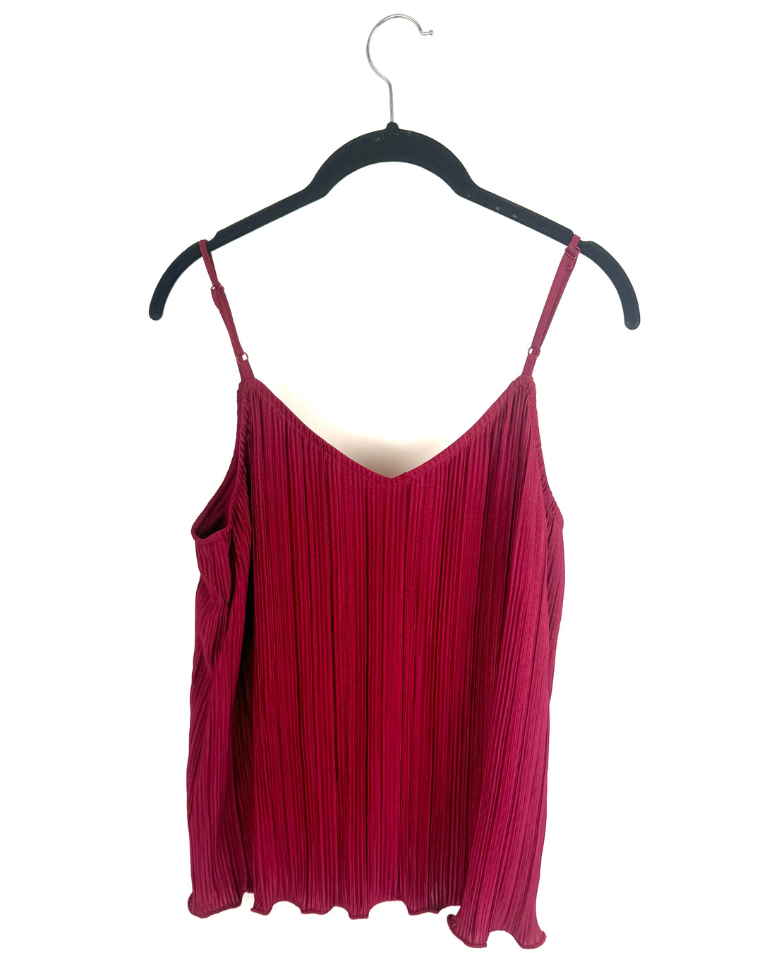 Magenta Pleated Tank Top - Size 0/2