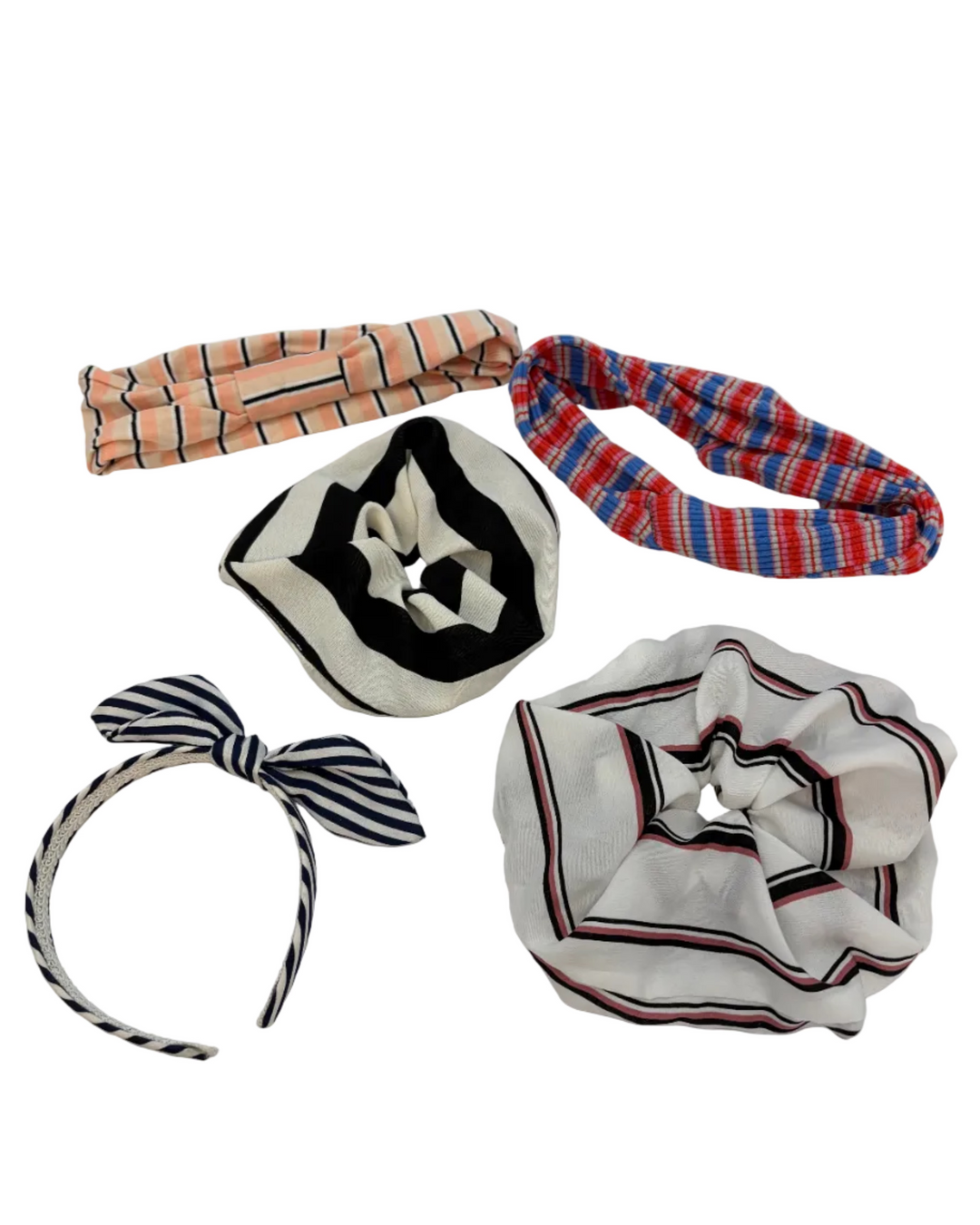 Multi Striped Hair Accessory Pack