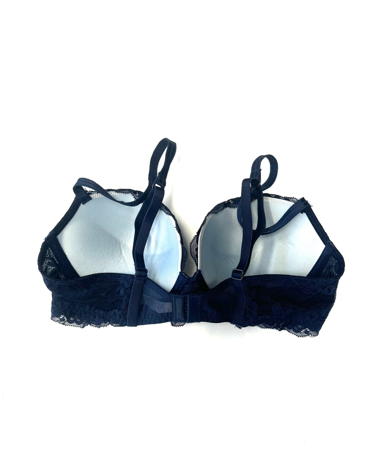 Shades of Blue Lace Push Up Bra - 34B