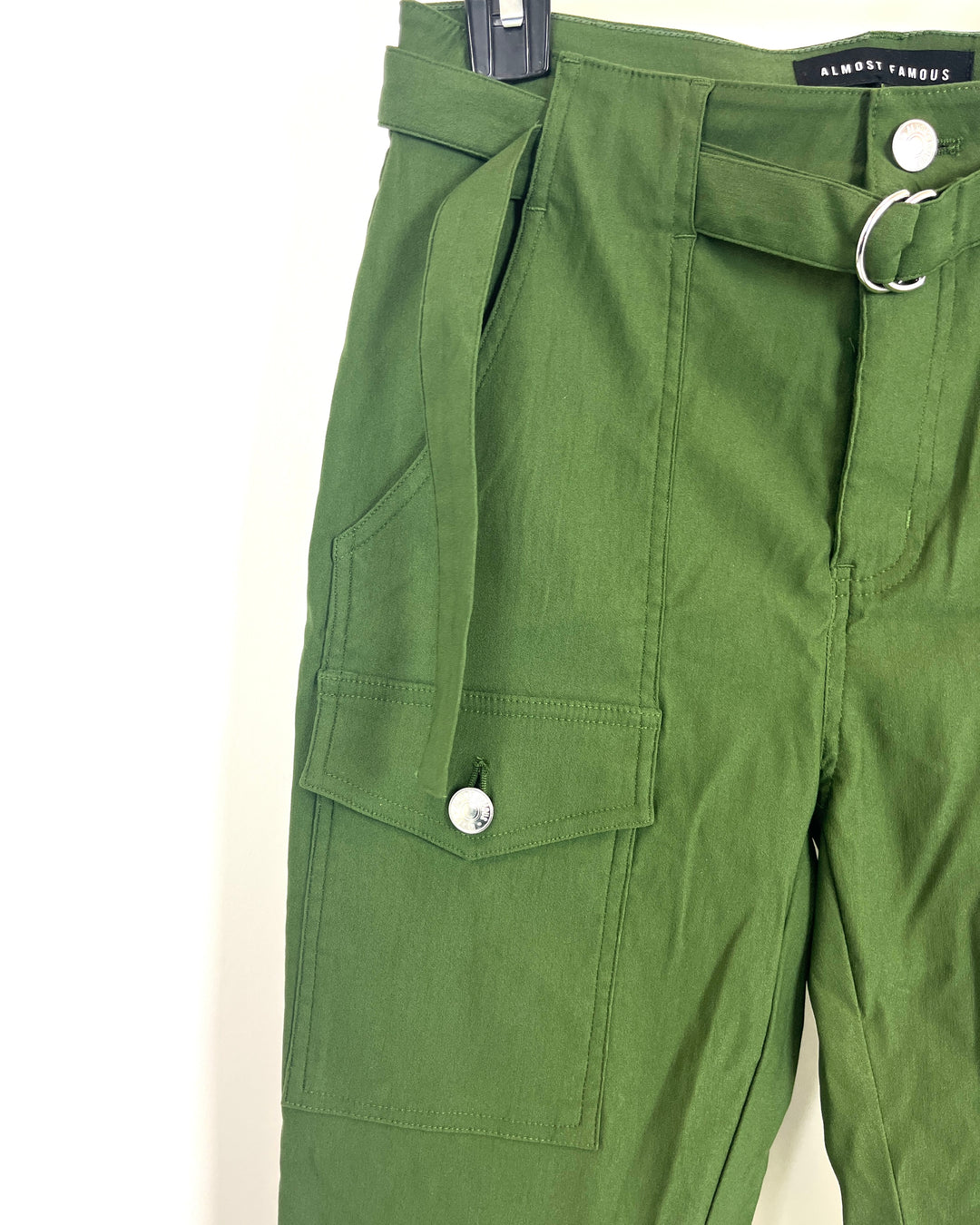 Green High Rise Skinny Bottoms - Small