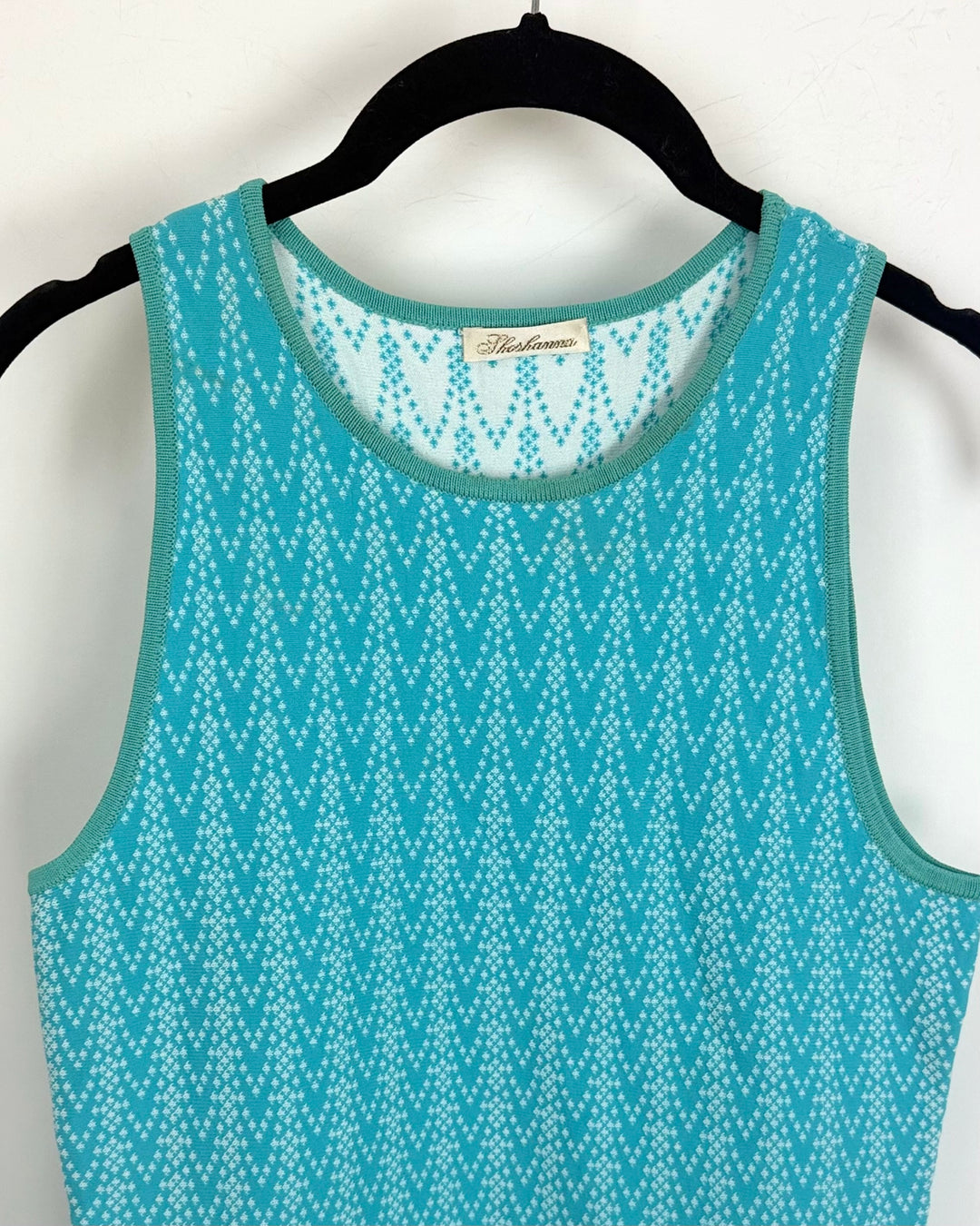 Aqua Knit Mermaid Midi Dress - Size 2/4