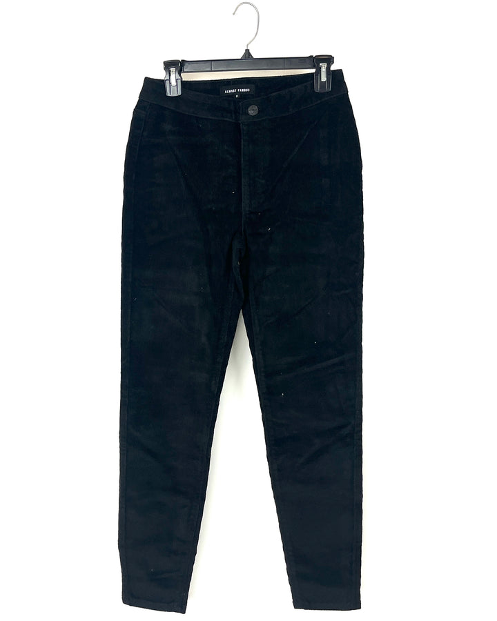 Black Corduroy Pants - Size 2/4
