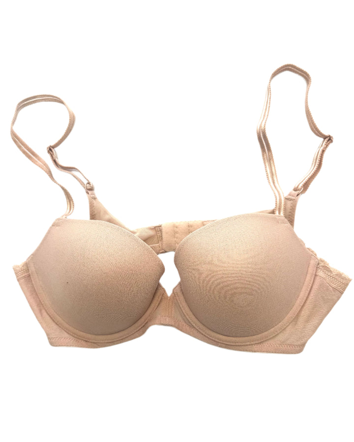 Nude Lace Push Up Bra - Size 34B