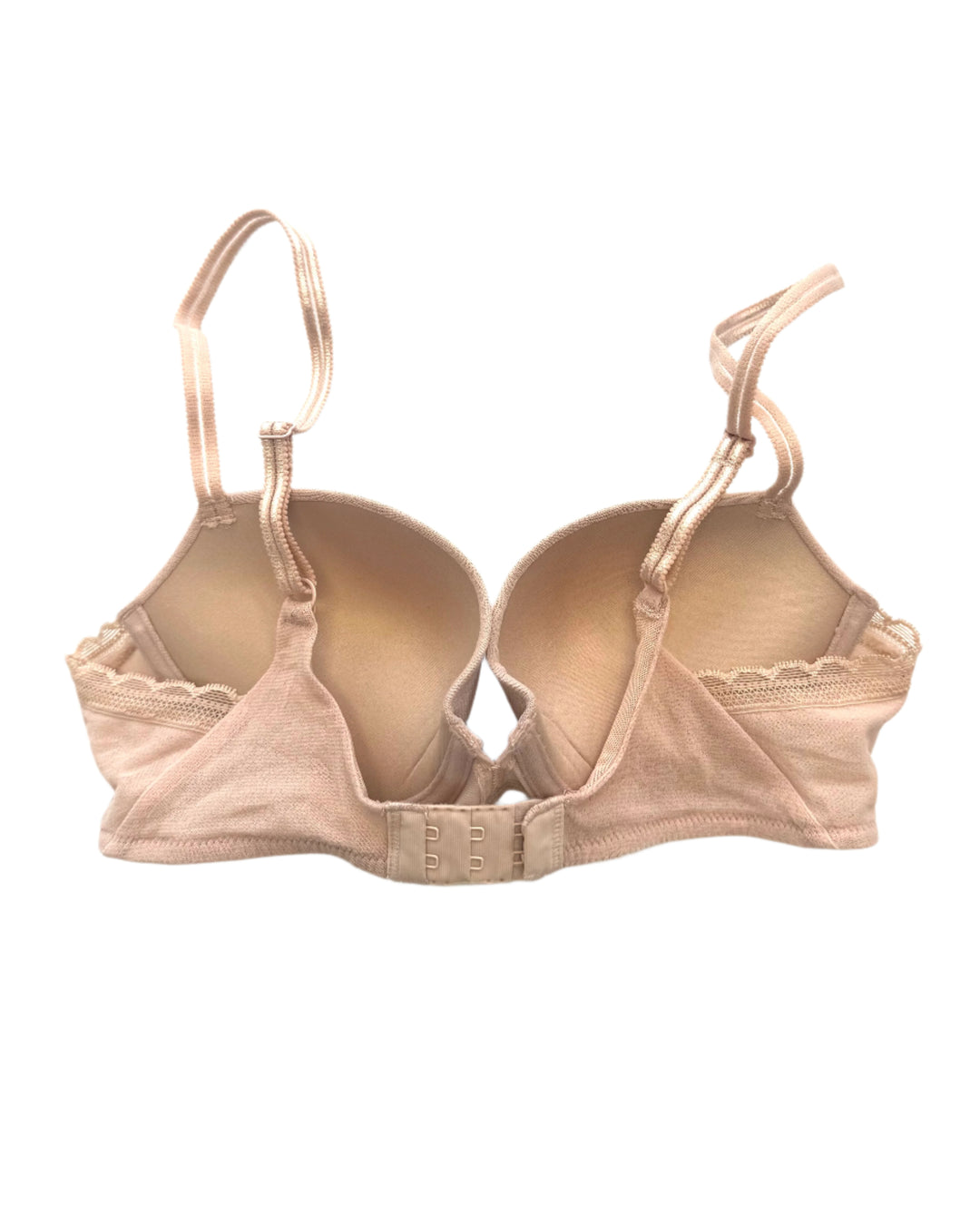 Nude Lace Push Up Bra - Size 34B