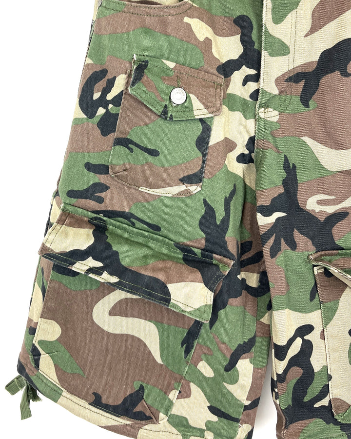 Camo Skater Shorts - Size 0/2, 2/4 and 4/6
