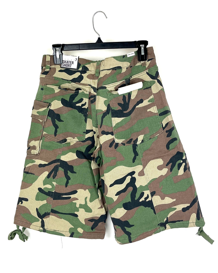 Camo Skater Shorts - Size 0/2, 2/4 and 4/6