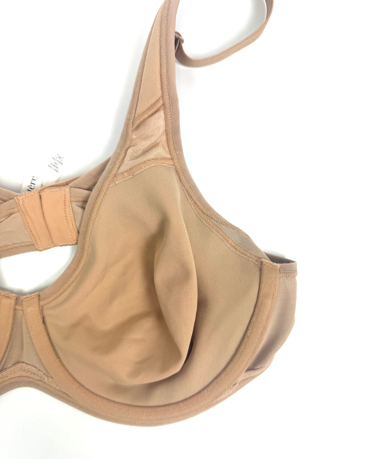 Nude Thick Strap Underwire Bra - 34C