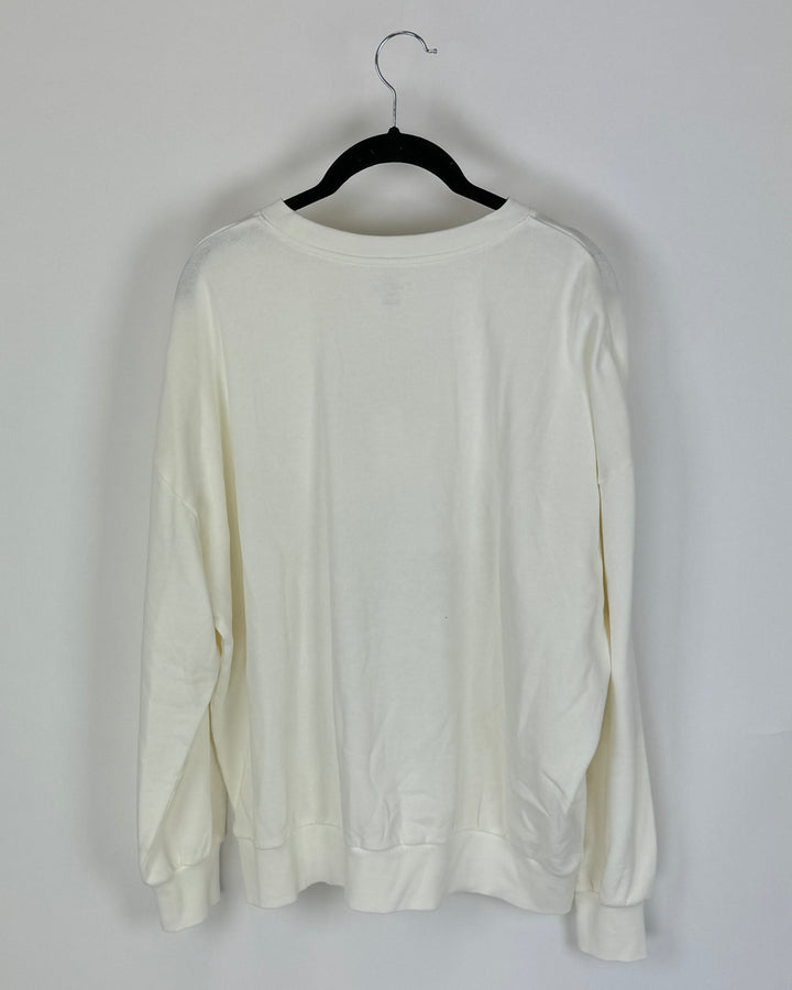 Cream Sunrise To Sunset Sweatshirt - Size 4/6