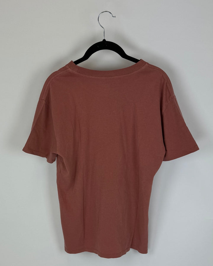 Vintage Wash Red Happy Hours T-Shirt - Size 4/6