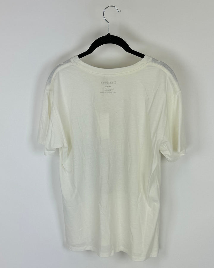 Cream Desert Printed T-Shirt - Size 4/6