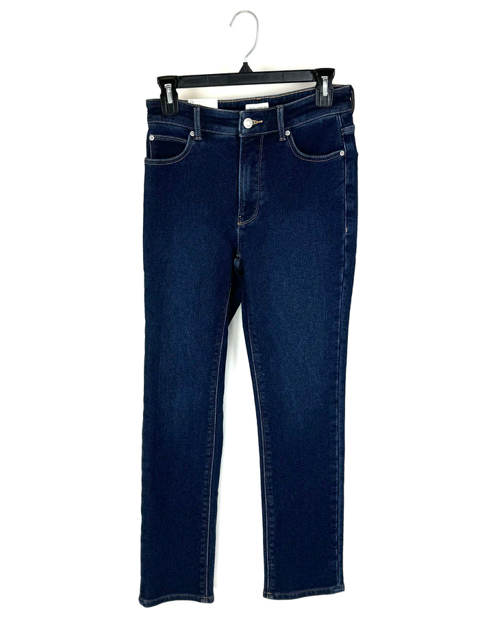 Dark Blue Skinny Ankle Jeans - Size 26 Waist