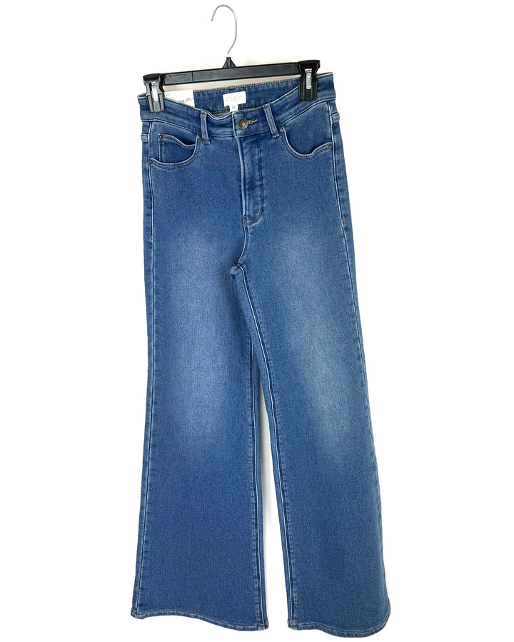 Relaxed Wide Leg Jeans - Size 26 Waist