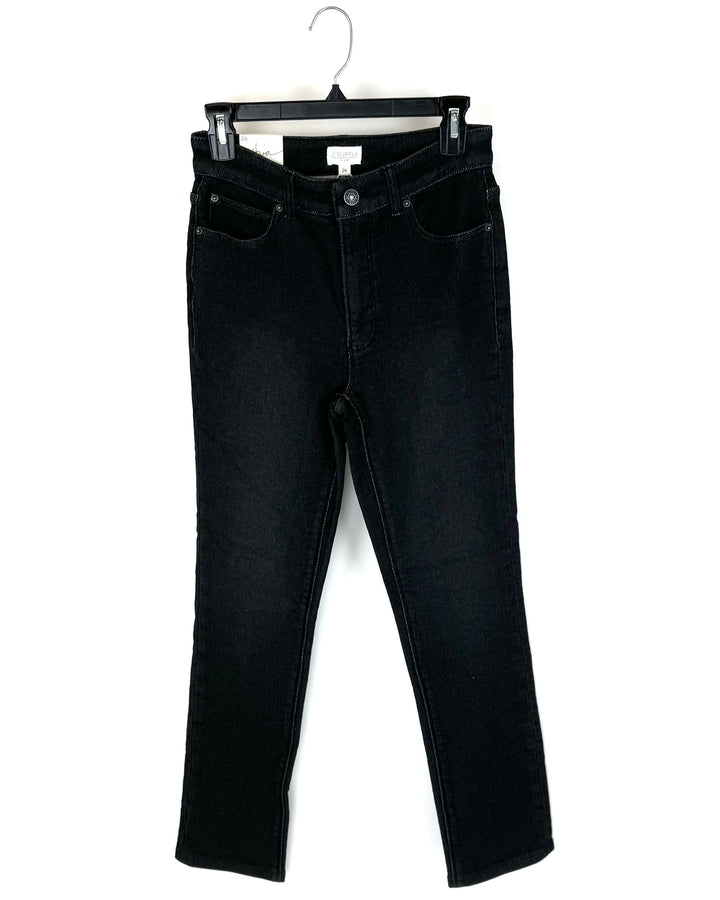 Black Skinny Leg Jeans - Size 26 Waist
