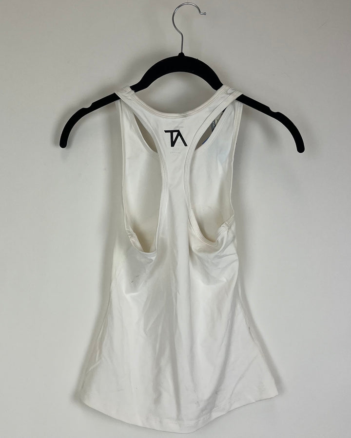 White Racerback Tank Top - Size 0/2