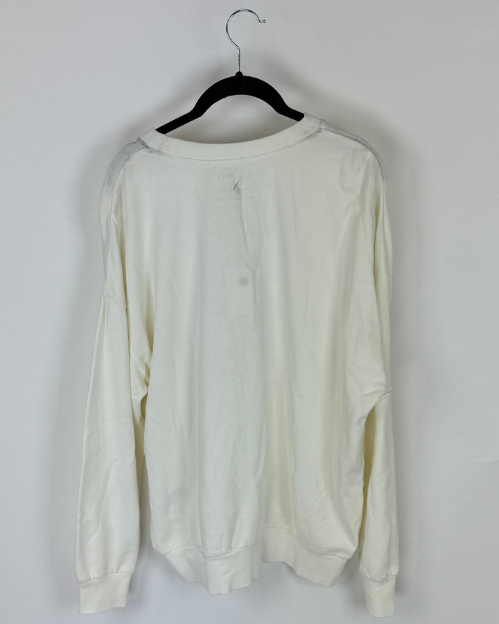 Bring Me Coffee In Bed Crewneck - Size 4/6