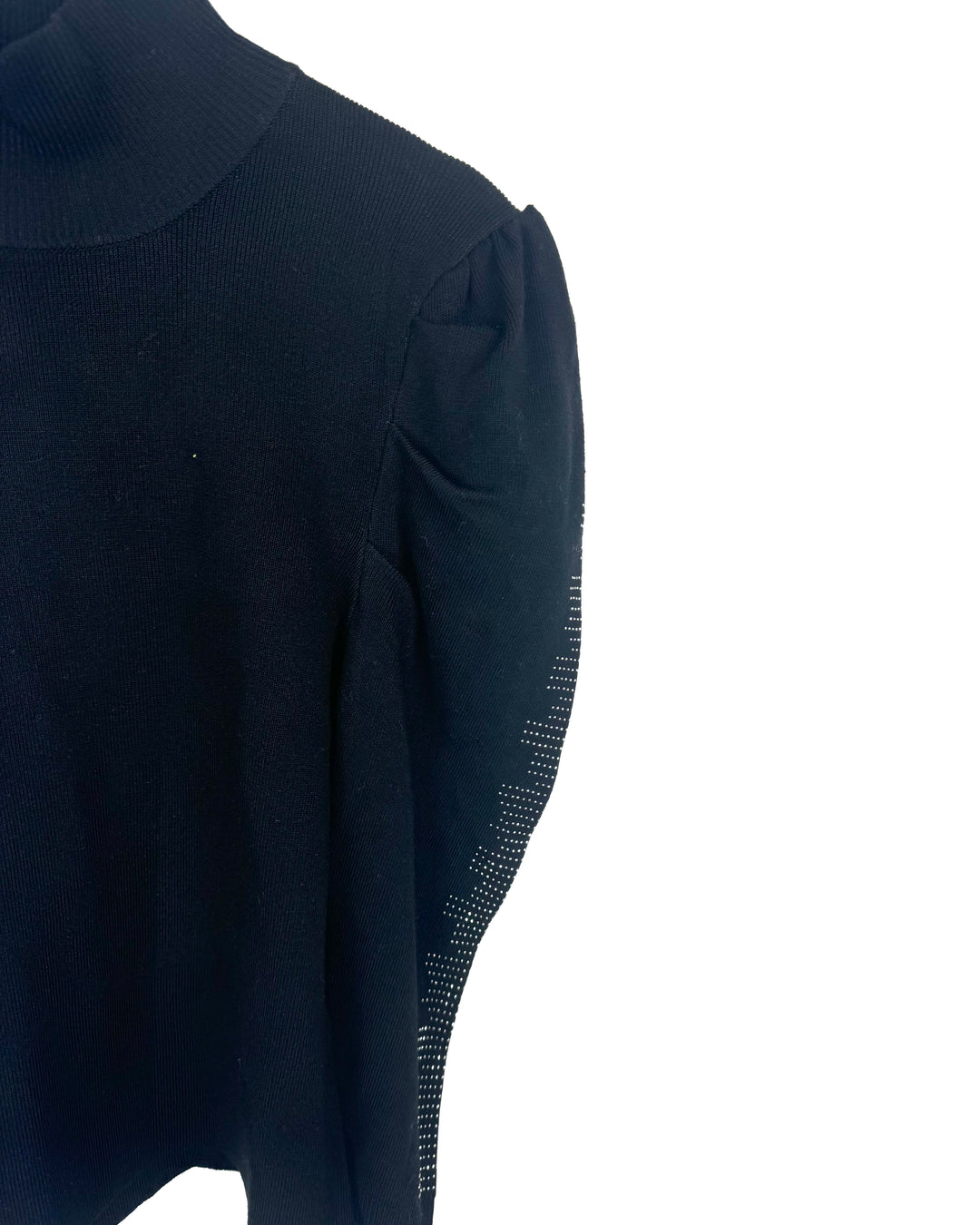 Black Mock Neck Sweater - Medium