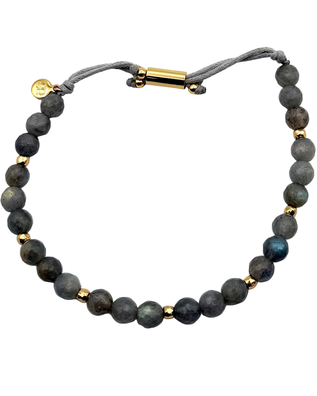 Grey Stone Beaded Bracelet