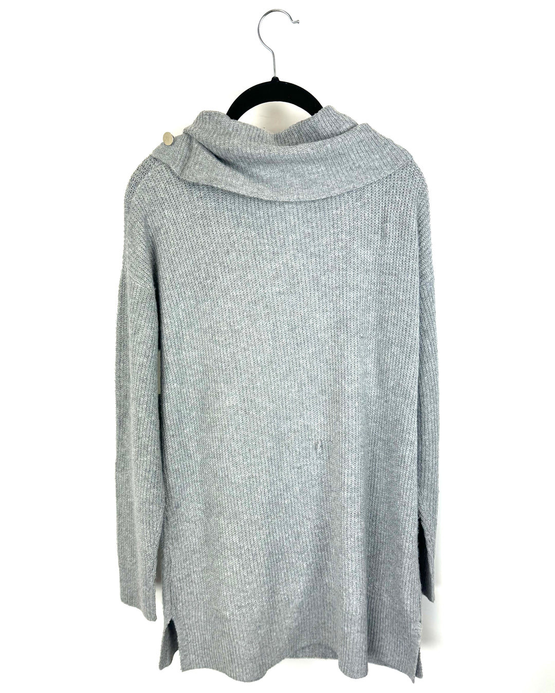 Gray Turtleneck Sweater - Medium