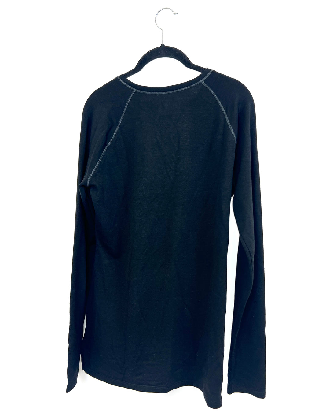 Black Long Sleeve Top - Size 10/12