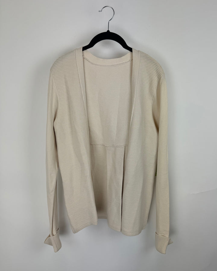 Light Ivory Cardigan - Medium