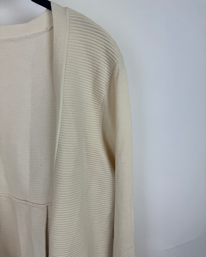 Light Ivory Cardigan - Medium