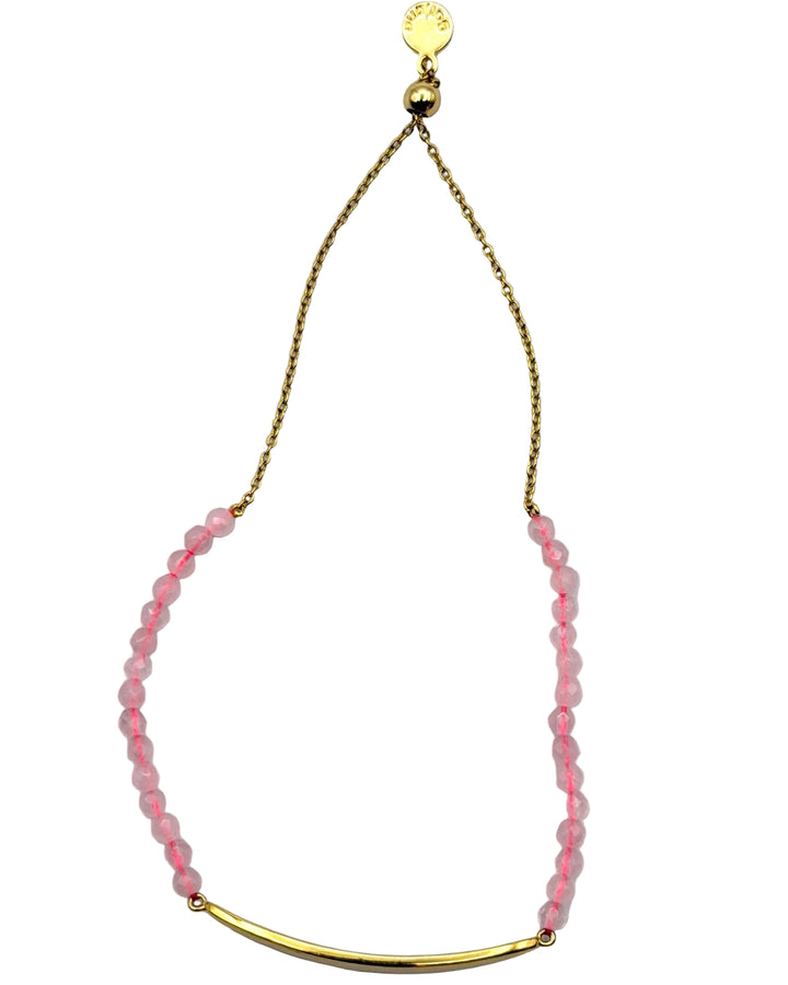 Pink Love Beaded Bracelet