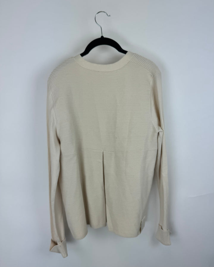Light Ivory Cardigan - Medium