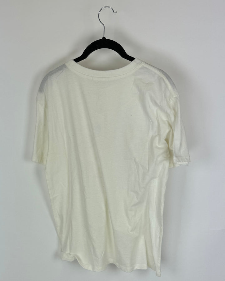 White Wild West Graphic Tee - Small