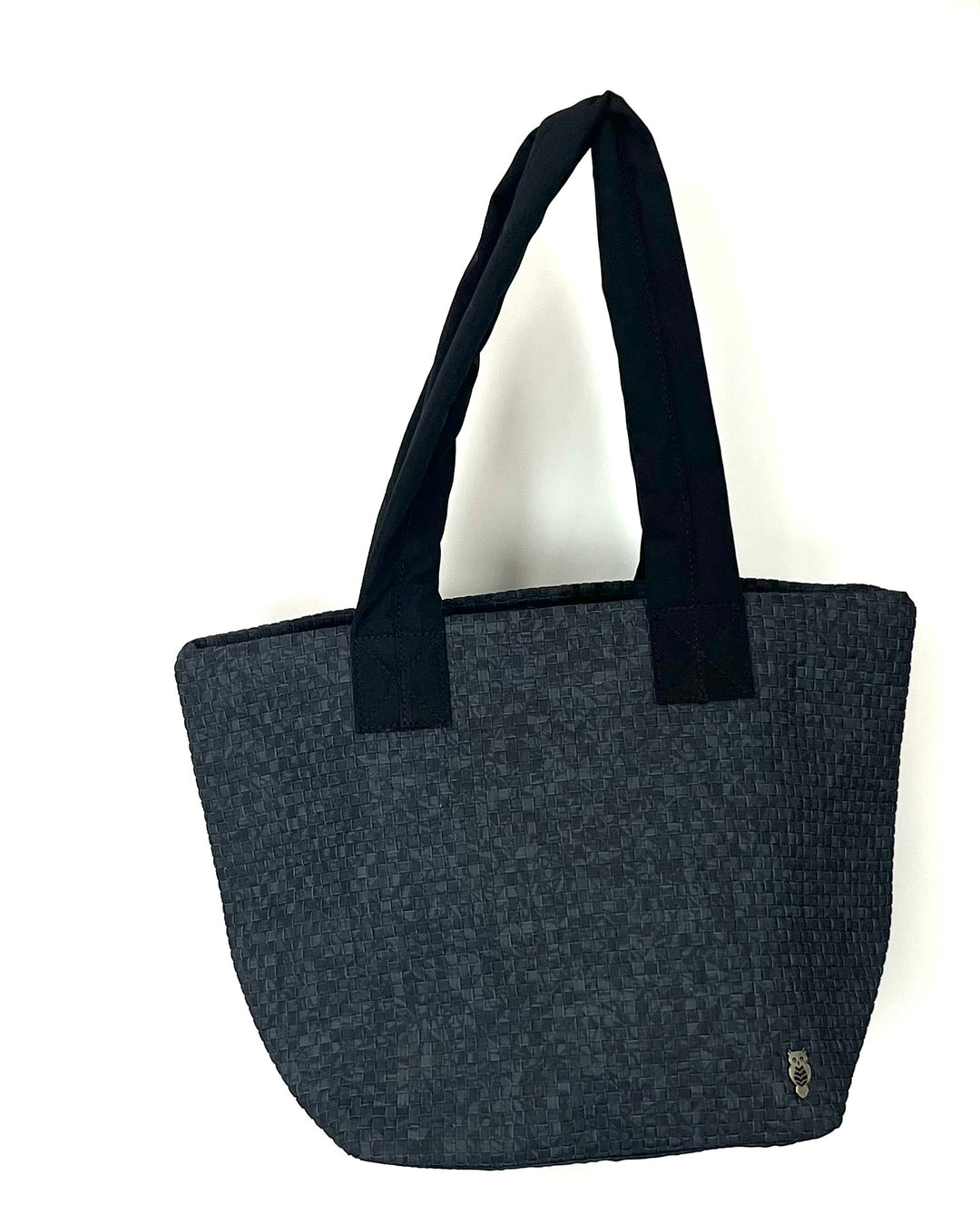 Dark Grey Texture Small Tote Bag
