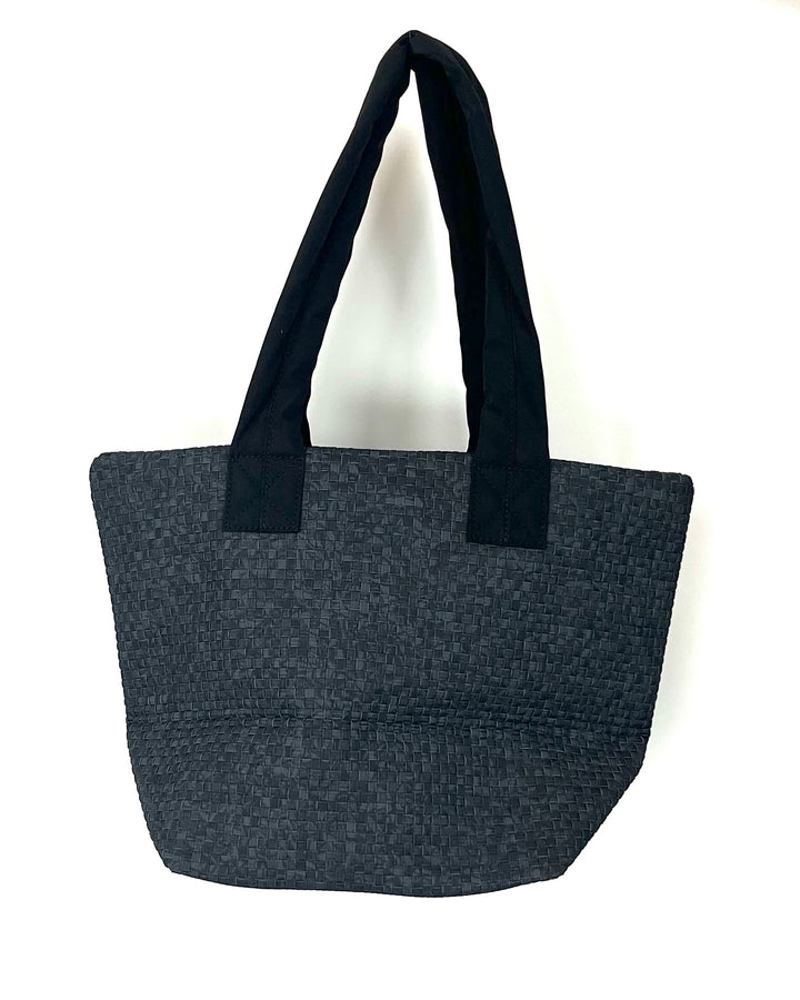 Dark Grey Texture Small Tote Bag