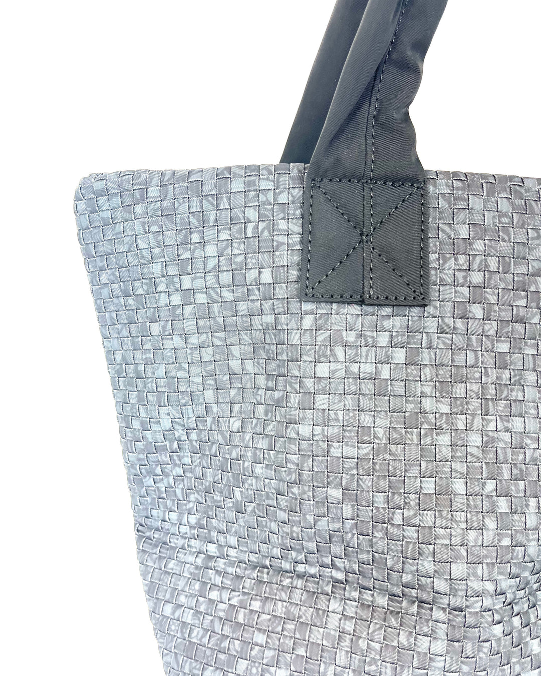 Dark Grey Texture Small Tote Bag